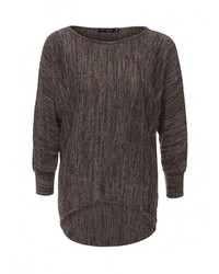 Женский темно-коричневый свитер с круглым вырезом от Stella