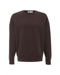 Мужской темно-коричневый свитер с круглым вырезом от Topman