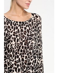 Женский темно-коричневый свитер с круглым вырезом от Vila