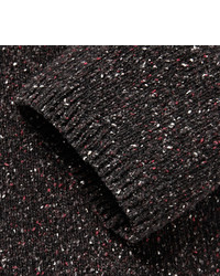 Мужской темно-коричневый свитер с круглым вырезом от Nudie Jeans