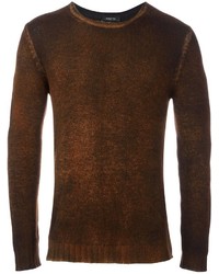 Мужской темно-коричневый свитер от Avant Toi