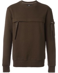 Мужской темно-коричневый свитер от Blood Brother