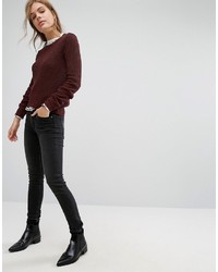 Женский темно-коричневый свитер от Vero Moda