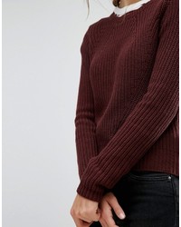 Женский темно-коричневый свитер от Vero Moda