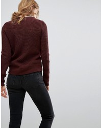 Женский темно-коричневый свитер от Vero Moda