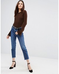 Женский темно-коричневый свитер от Asos