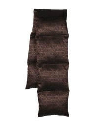 Мужской темно-коричневый стеганый шарф от Moschino