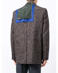 Мужской темно-коричневый твидовый пиджак от Kolor