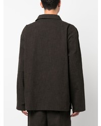 Мужской темно-коричневый хлопковый пиджак от Satta