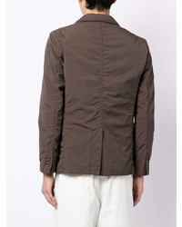 Мужской темно-коричневый хлопковый пиджак от Aspesi