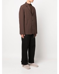 Мужской темно-коричневый хлопковый пиджак от Jacquemus