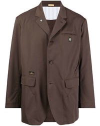 Мужской темно-коричневый хлопковый пиджак от UNDERCOVE