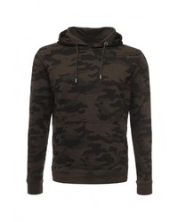 Мужской темно-коричневый худи от Brave Soul