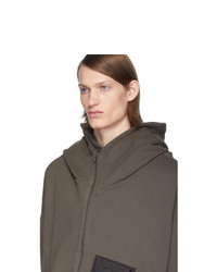 Мужской темно-коричневый худи от Julius