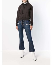 Женский темно-коричневый худи от Unravel Project