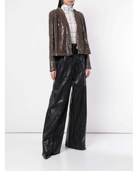 Женский темно-коричневый худи от Juan Hernandez Daels