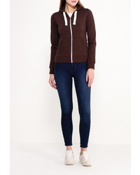 Женский темно-коричневый худи от Influence