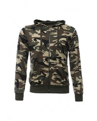 Мужской темно-коричневый худи