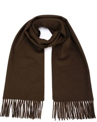 Мужской темно-коричневый шарф от Ami