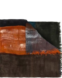 Женский темно-коричневый шарф от Faliero Sarti