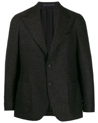 Мужской темно-коричневый шерстяной пиджак от Bagnoli Sartoria Napoli