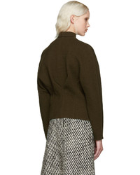 Женский темно-коричневый шерстяной пиджак от Isabel Marant