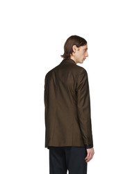Мужской темно-коричневый шерстяной пиджак от Tiger of Sweden