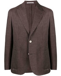 Мужской темно-коричневый шерстяной пиджак от Eleventy