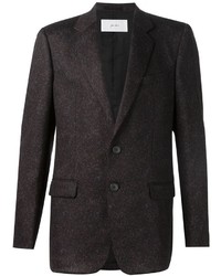 Мужской темно-коричневый шерстяной пиджак от Julien David