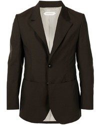 Мужской темно-коричневый шерстяной пиджак от Namacheko