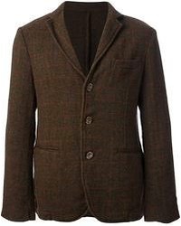 Мужской темно-коричневый шерстяной пиджак от Original Vintage Style