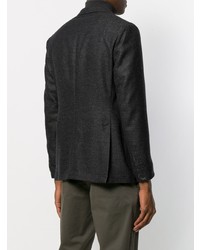 Мужской темно-коричневый шерстяной пиджак от Bagnoli Sartoria Napoli