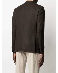 Мужской темно-коричневый шерстяной пиджак от Tagliatore