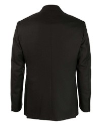 Мужской темно-коричневый шерстяной пиджак от D4.0