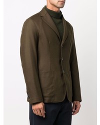 Мужской темно-коричневый шерстяной пиджак от Barena
