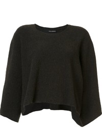 Женский темно-коричневый шерстяной свитер от Isabel Benenato