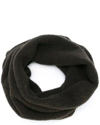 Мужской темно-коричневый шерстяной шарф от Isabel Benenato