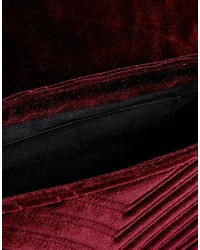 Темно-красная бархатная сумка через плечо от Glamorous