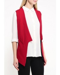 Женская темно-красная безрукавка от Aurora Firenze