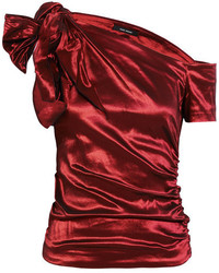 Темно-красная блузка от Isabel Marant