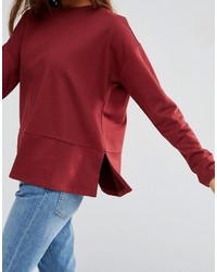 Темно-красная блузка от Asos