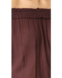 Темно-красная блузка от Raquel Allegra