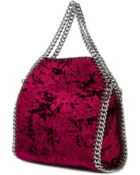 Темно-красная большая сумка от Stella McCartney