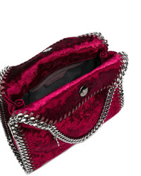 Темно-красная большая сумка от Stella McCartney