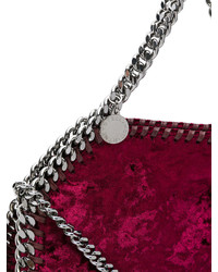 Темно-красная большая сумка от Stella McCartney