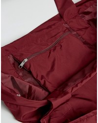 Темно-красная большая сумка от Weekday