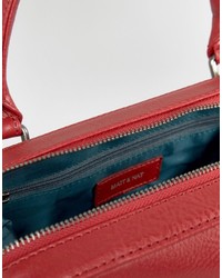 Темно-красная большая сумка от Matt & Nat