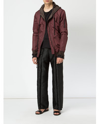 Мужская темно-красная ветровка от Di Liborio