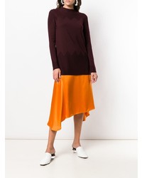 Женская темно-красная водолазка от D-Exterior