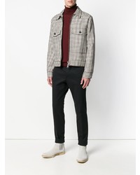 Мужская темно-красная водолазка от Roberto Collina